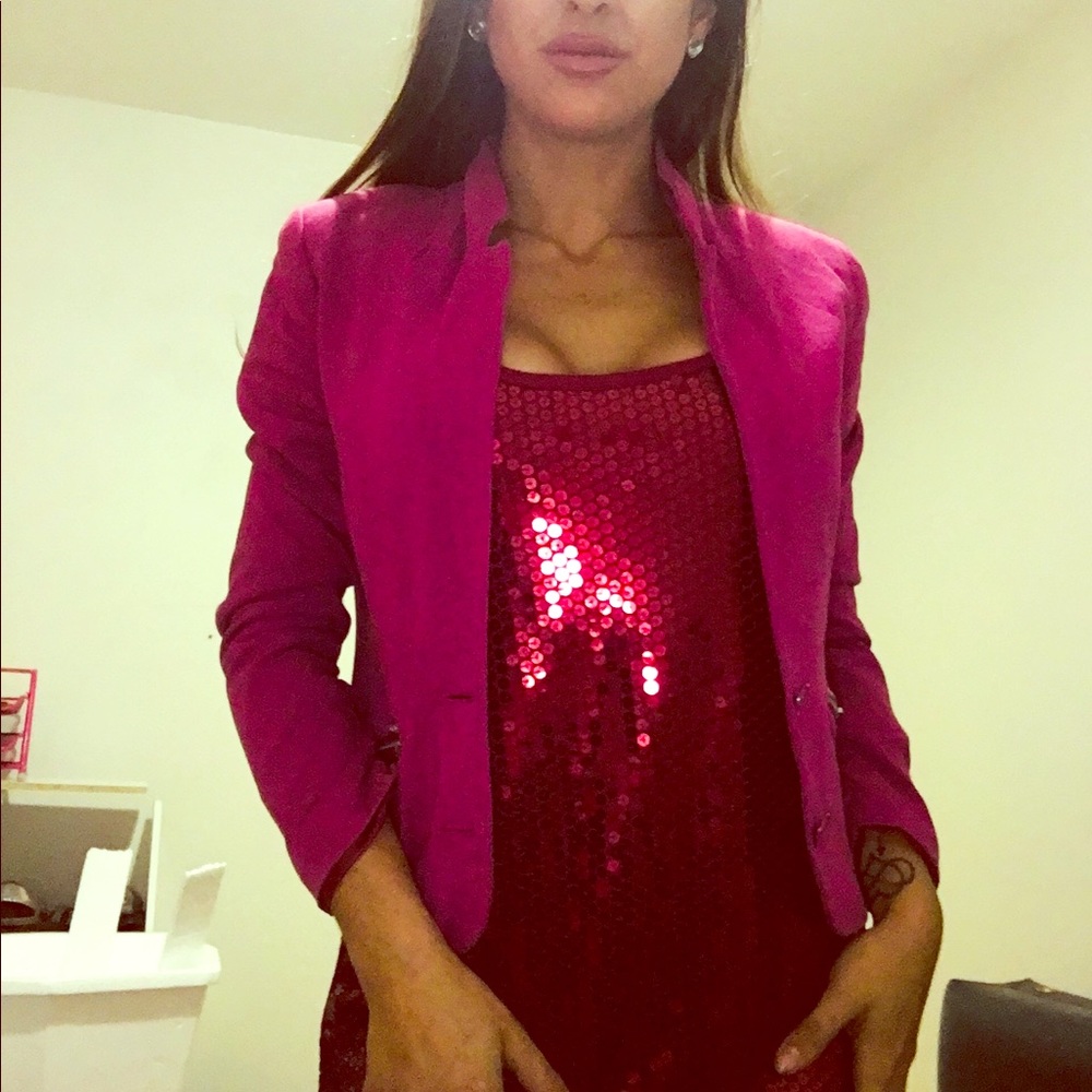 Almost new blazer fushia